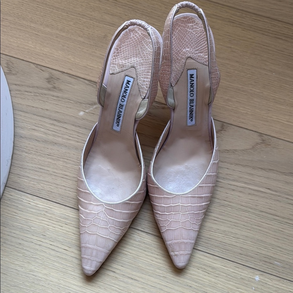 Manolo Blahnik Slingback Heels